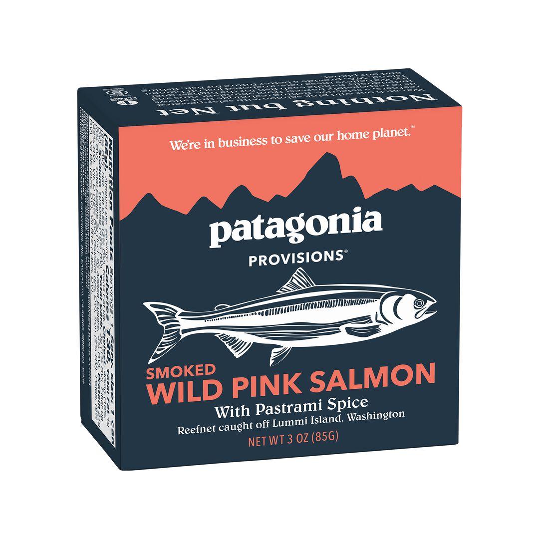 Provisions Canned Smoked Wild Pink Salmon with Pastrami Spice | Patagonia on sale