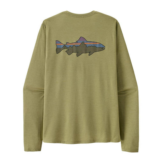 Long-Sleeved Capilene® Cool Sun Shirt - Fitz Roy Trout | Patagonia for sale
