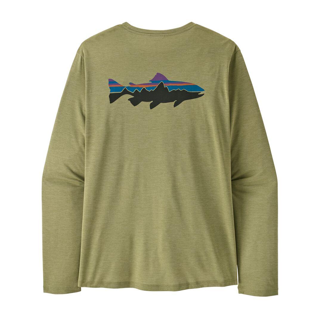 Long-Sleeved Capilene® Cool Daily Shirt - Fitz Roy Trout | Patagonia on sale