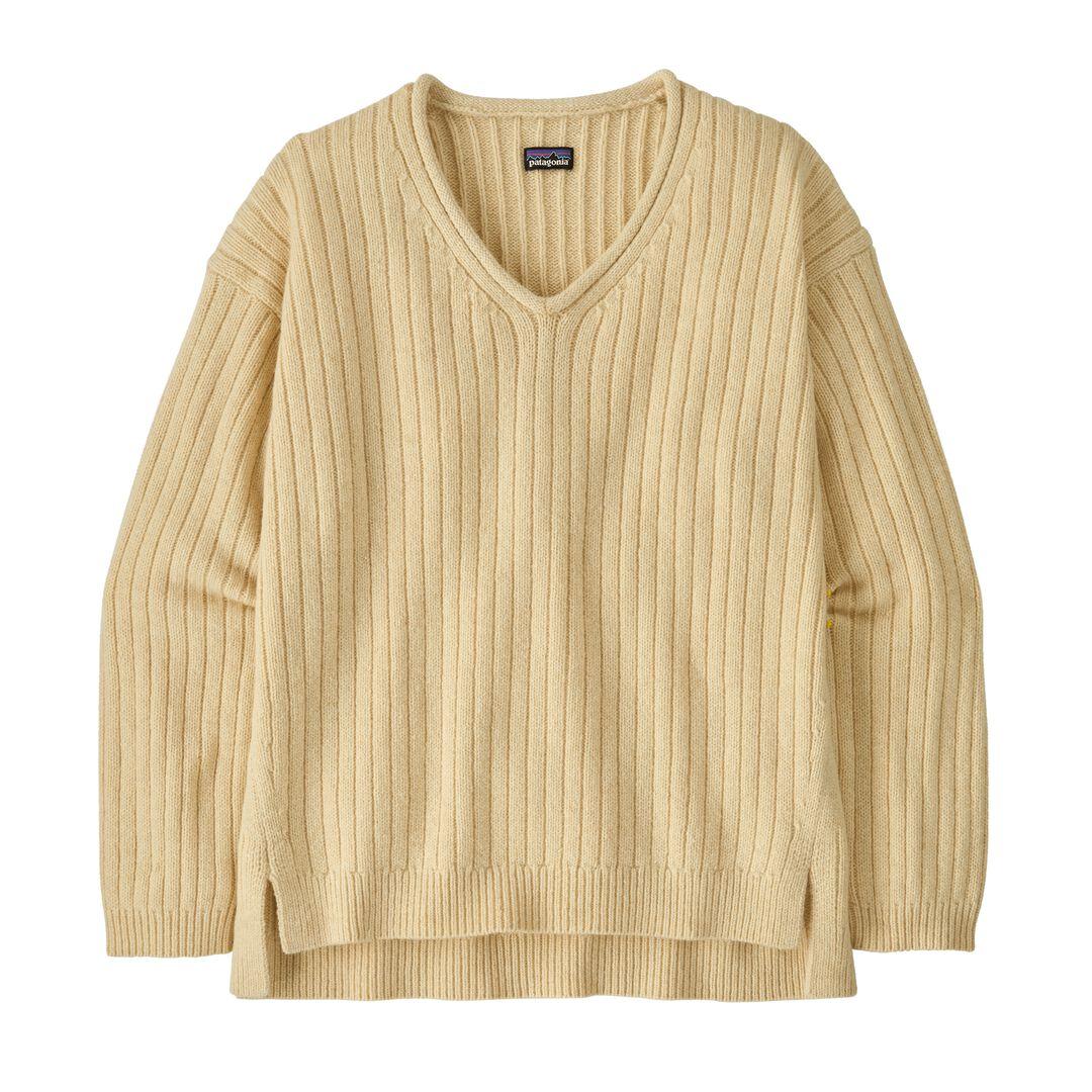 Recycled Wool-Blend V-Neck Sweater | Patagonia outlet