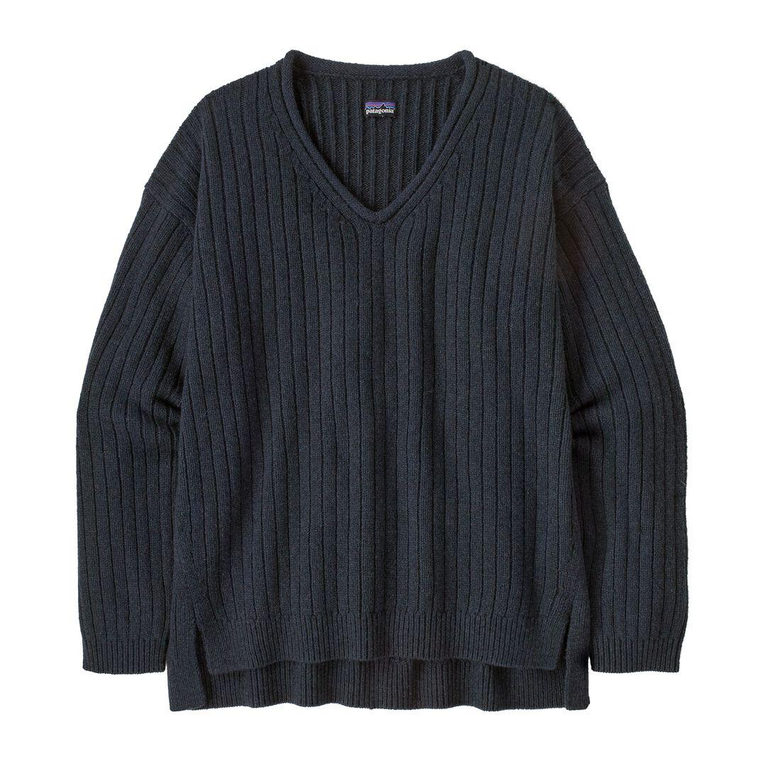 Recycled Wool-Blend V-Neck Sweater | Patagonia outlet