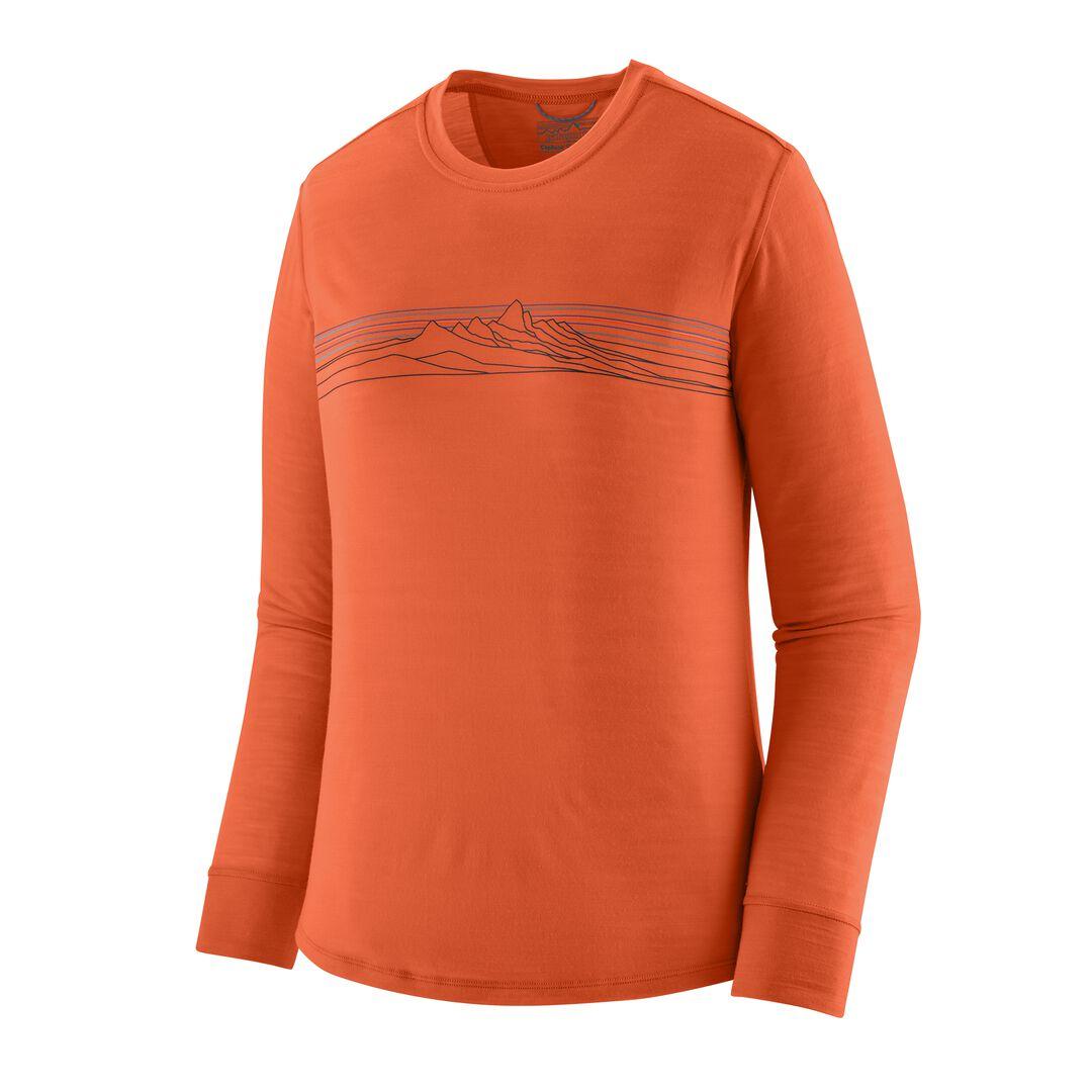 Long-Sleeved Capilene® Cool Merino Blend Graphic Shirt | Patagonia outlet