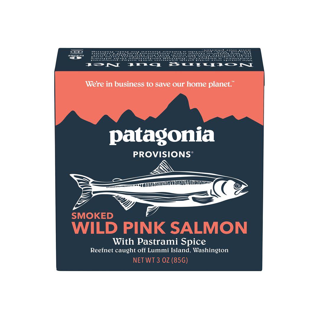 Provisions Canned Smoked Wild Pink Salmon with Pastrami Spice | Patagonia on sale
