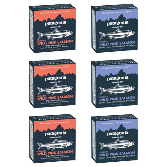 Provisions Canned Smoked Wild Pink Salmon Variety Pack | Patagonia
