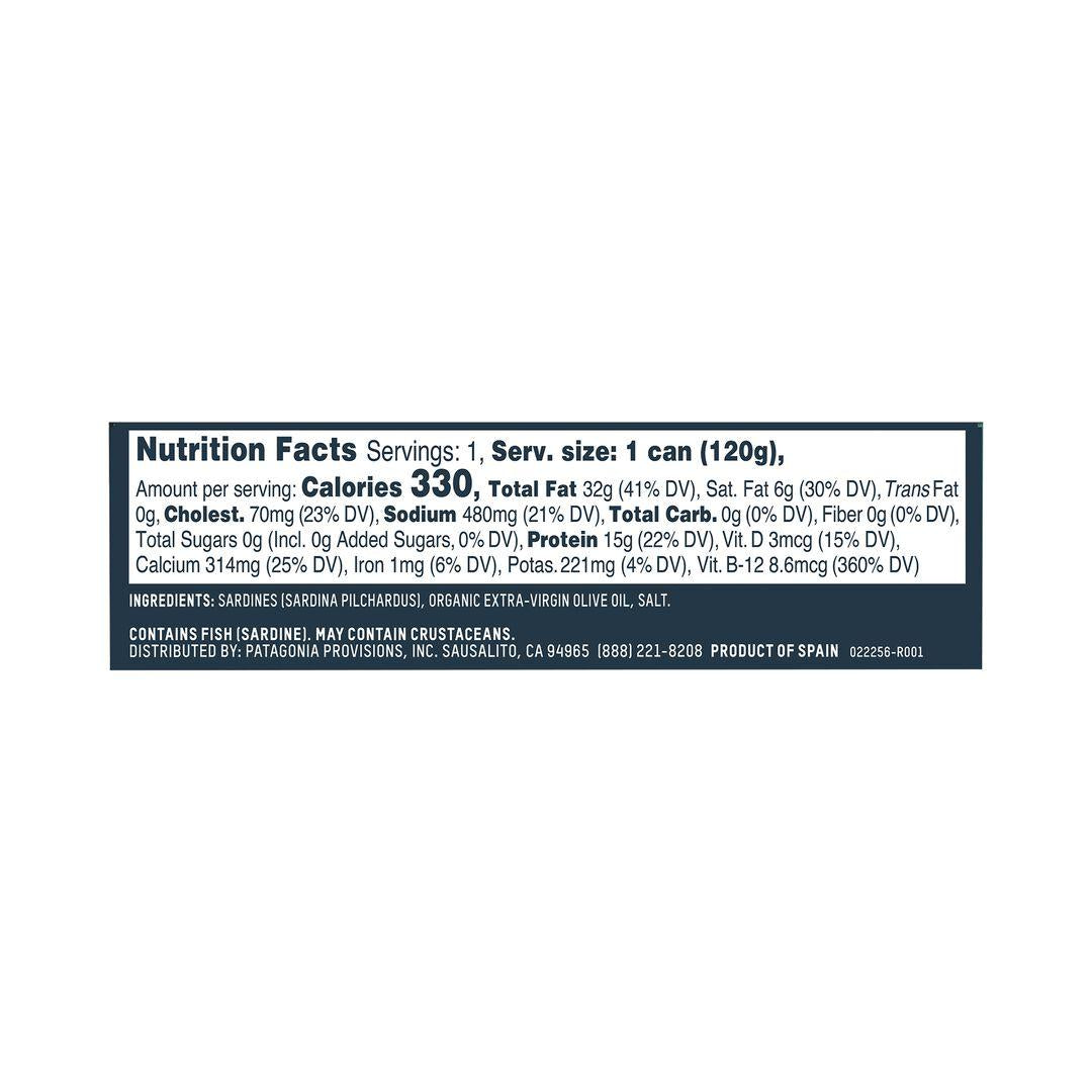 Provisions Sardines in Olive Oil | Patagonia us