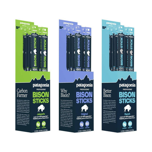Provisions Grass-Fed Bison Meat Sticks Variety Pack | Patagonia