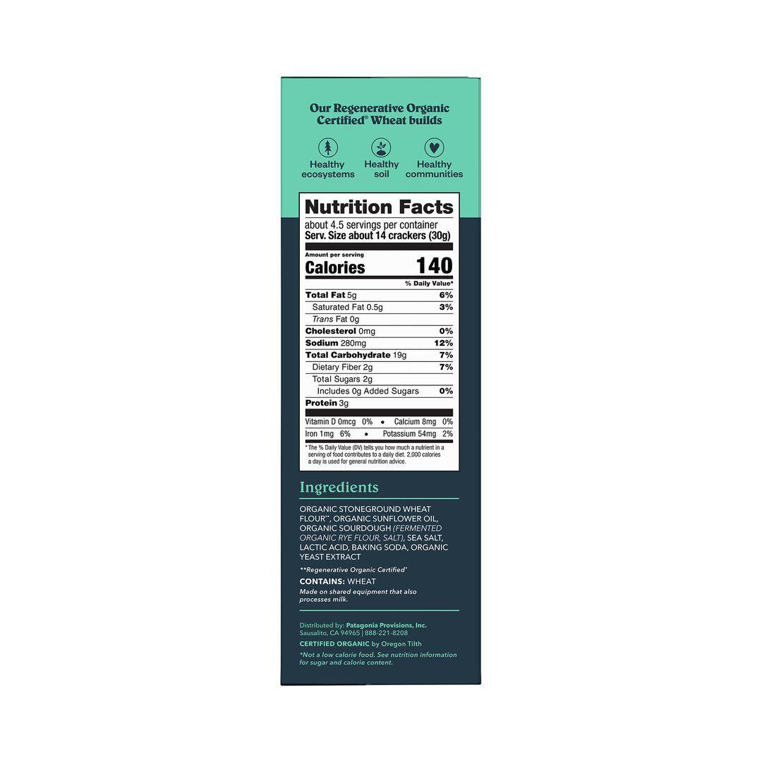 Provisions Organic Sourdough Sea Salt Crackers | Patagonia online