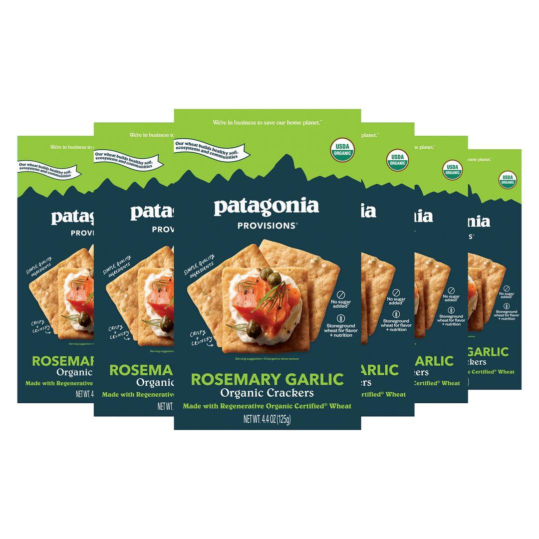 Provisions Organic Rosemary Garlic Crackers | Patagonia for sale