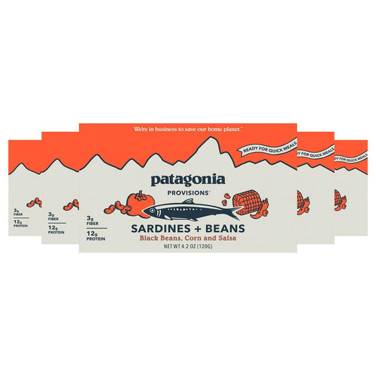 Provisions Sardines & Beans: Black Beans, Corn & Salsa | Patagonia on sale